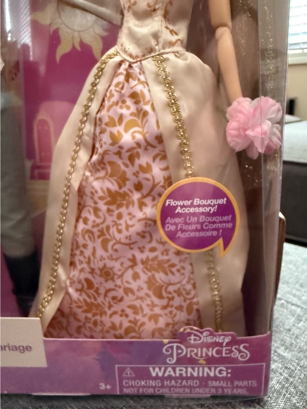 Disney Store Princess Rapunzel and Eugene Wedding Doll 12in Set Tangled Flynn - Picture 4 of 9